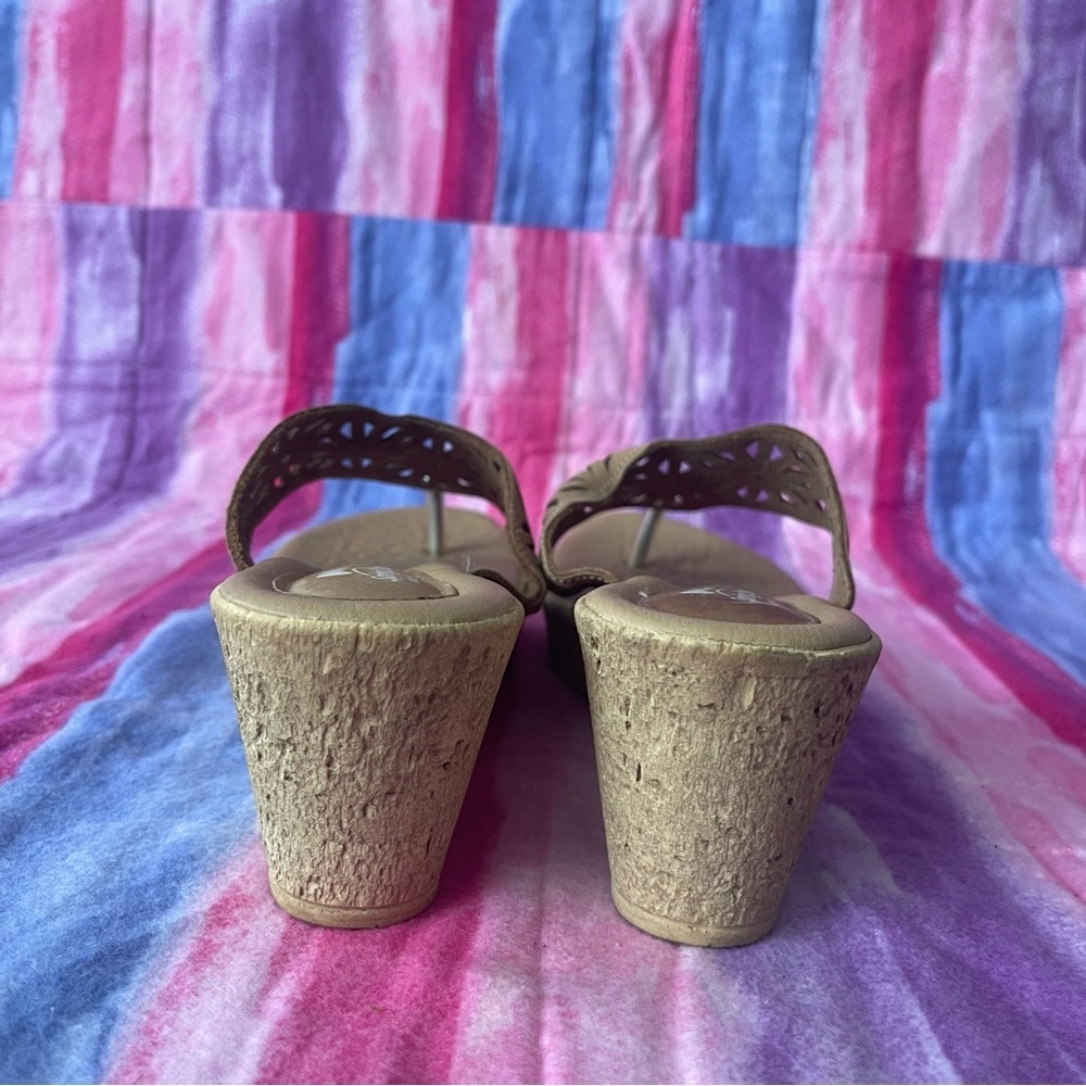 Spring Step Wedge Sandals leather insole made in Italy size EU 41 US 10-10.5 - Picture 6 of 7